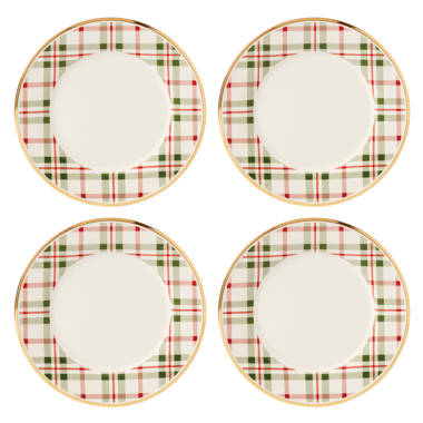 Tartan plaid outlet dinner plates